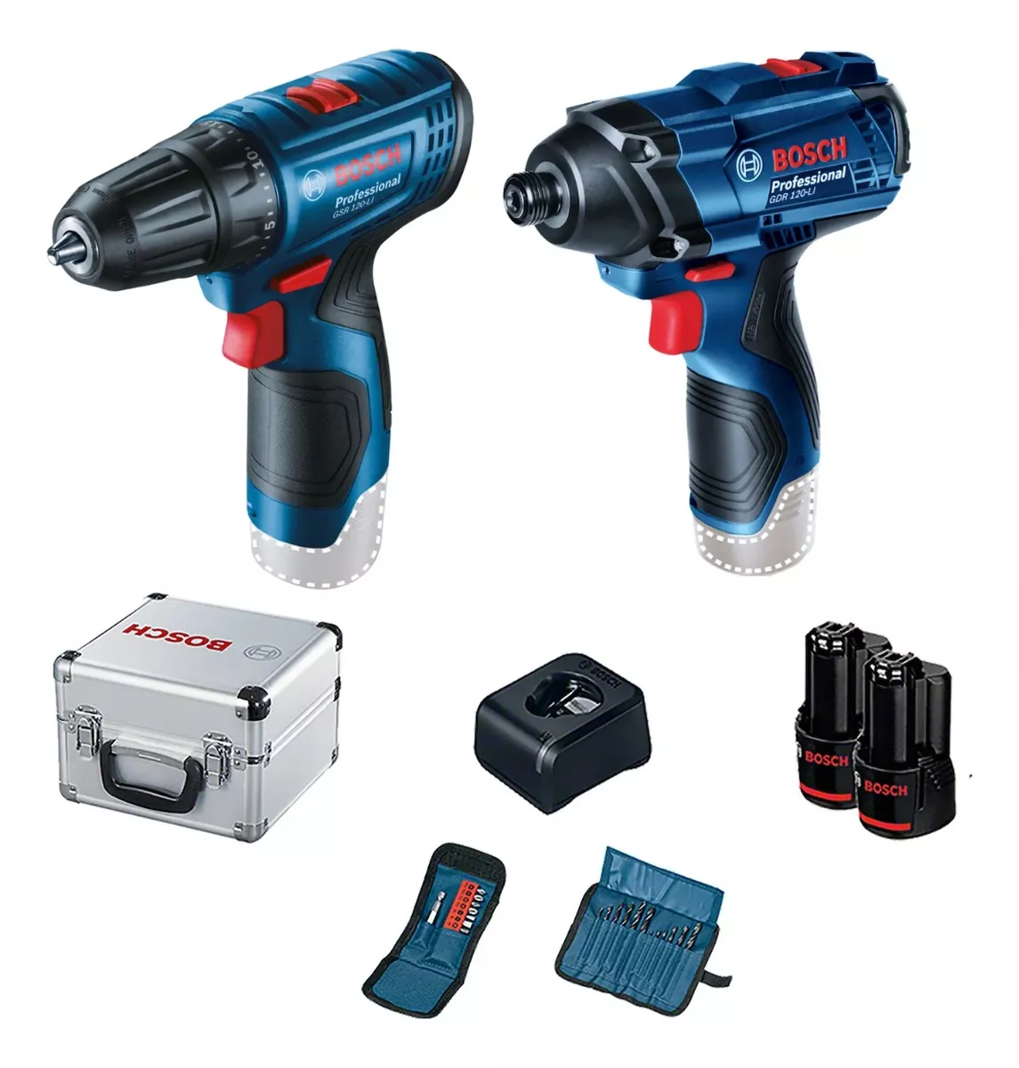 TALADRO + ATORNILLADOR BOSCH GDR 120 + GDS 120 LI - 1