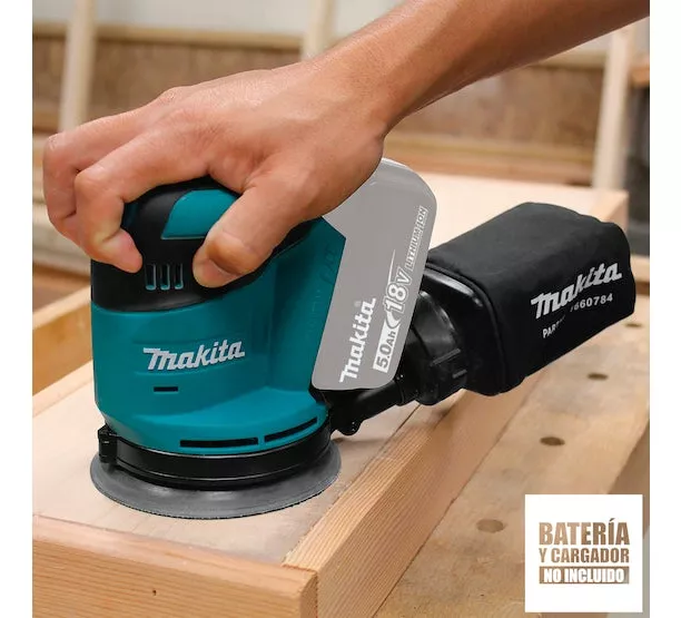 LIJADORA ROTORBITAL 125MM 5'' 18V MAKITA DBO180Z SIN BATERIAS - 2