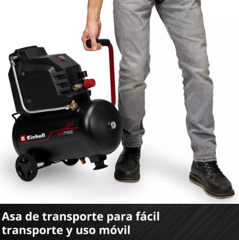 COMPRESOR EINHELL AIRE TC-AC 190/24/8 24L 1.5 HP - 2