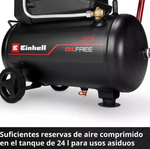 COMPRESOR EINHELL AIRE TC-AC 190/24/8 24L 1.5 HP - 3