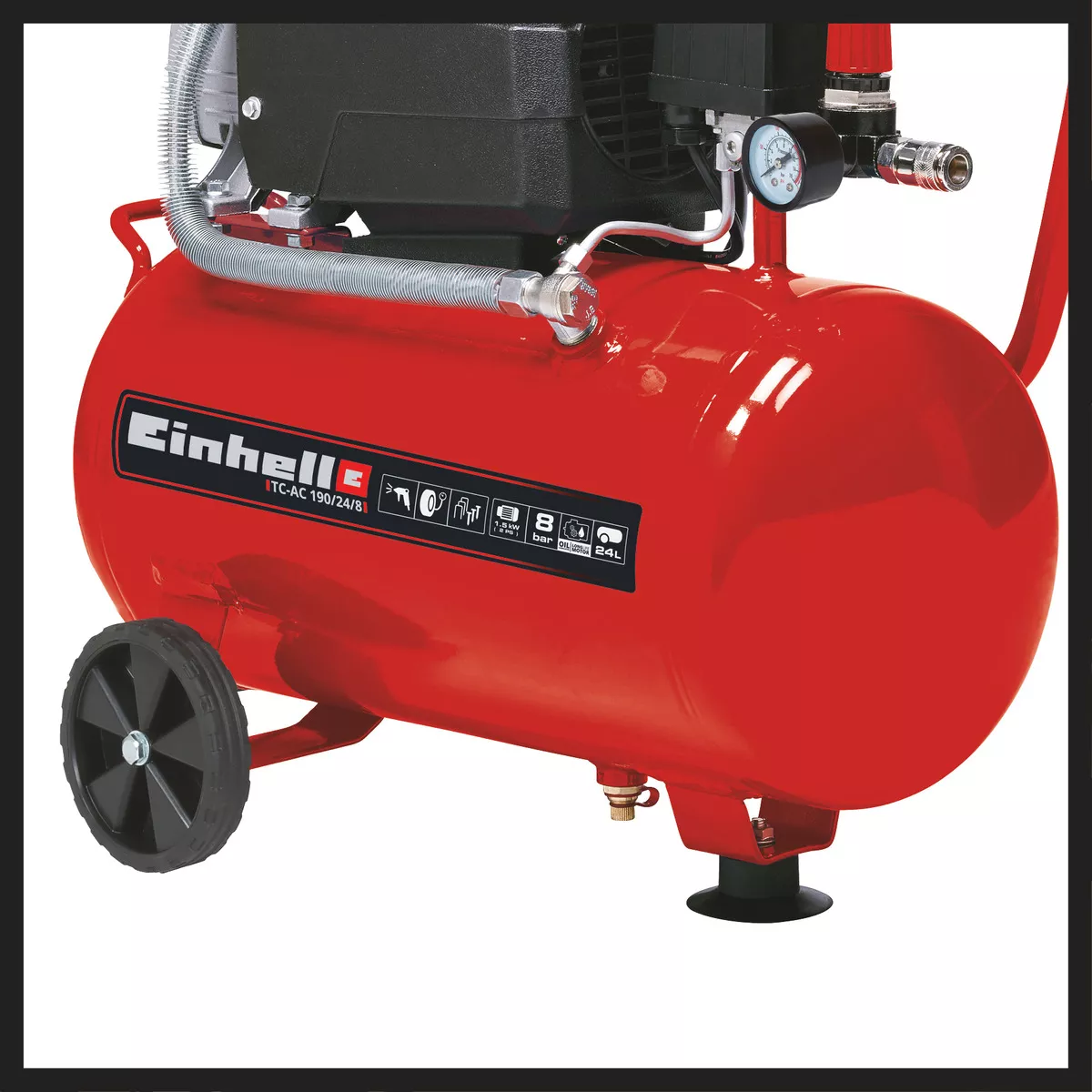COMPRESOR DE AIRE EINHELL TC-AC 190/24/8 24L 1,5 HP - 3