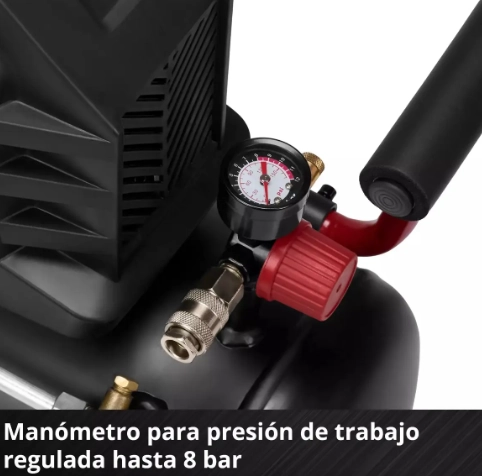 COMPRESOR EINHELL AIRE TC-AC 190/24/8 24L 1.5 HP - 4
