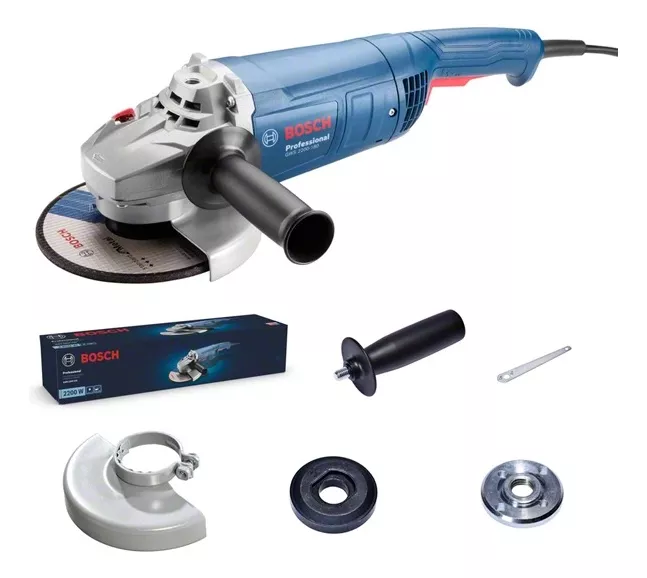 ESMERIL ANGULAR AZUL 2200W BOSCH PROFESSIONAL 7 GWS 2200-180