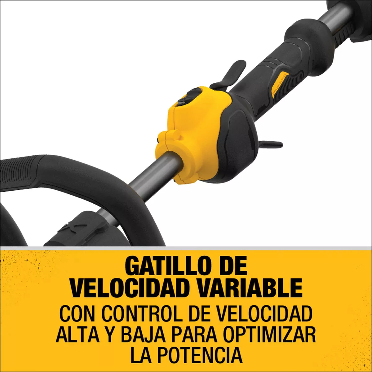 ORILLADORA DEWALT 60V SIN CARBONES Y SIN BATERÍA DCST970B AMARILLO - 3
