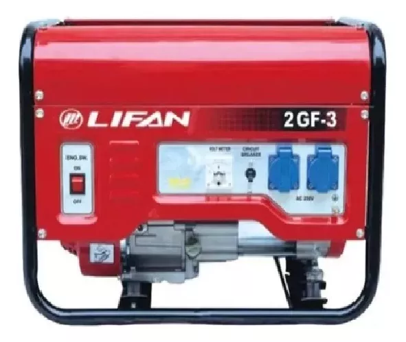 GENERADOR BENCINERO LIFAN 2.0KW 220V P/MANUAL (2GF-3) - 1