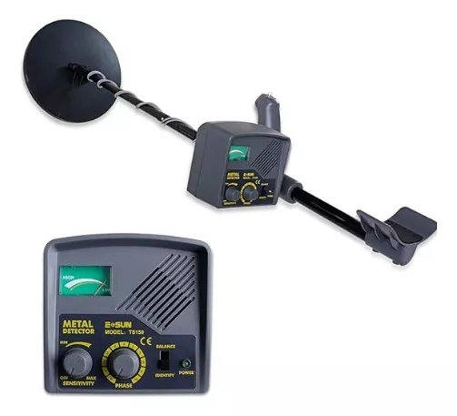 DETECTOR DE METAL TESOROS ALLSUN TS150 1,5 MTS PROFUNDIDAD - 1