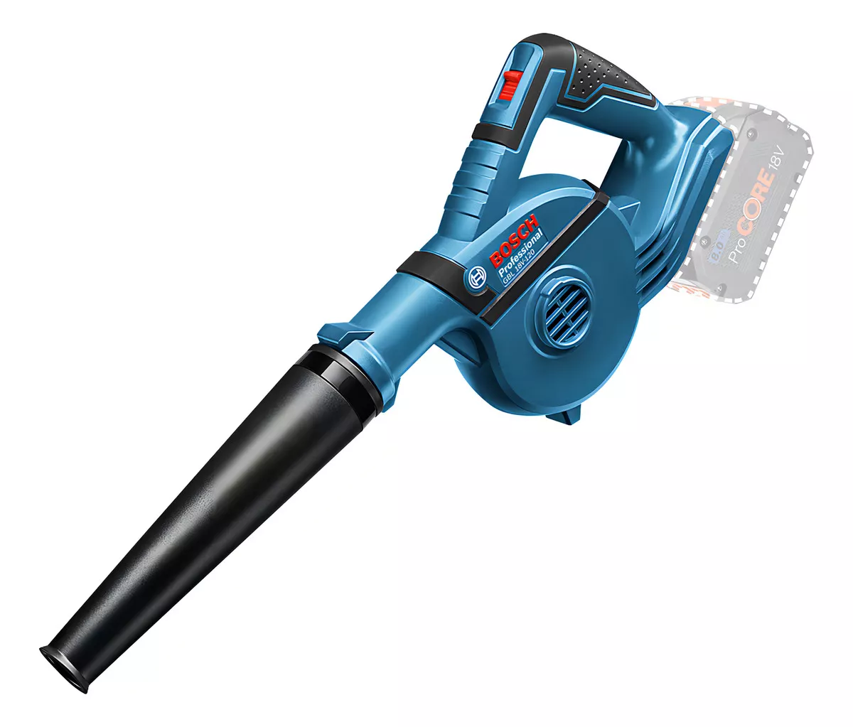 SOPLADORA BOSCH GBL 18V-120 BATERÍA 18V AZUL 110V/220V - 4