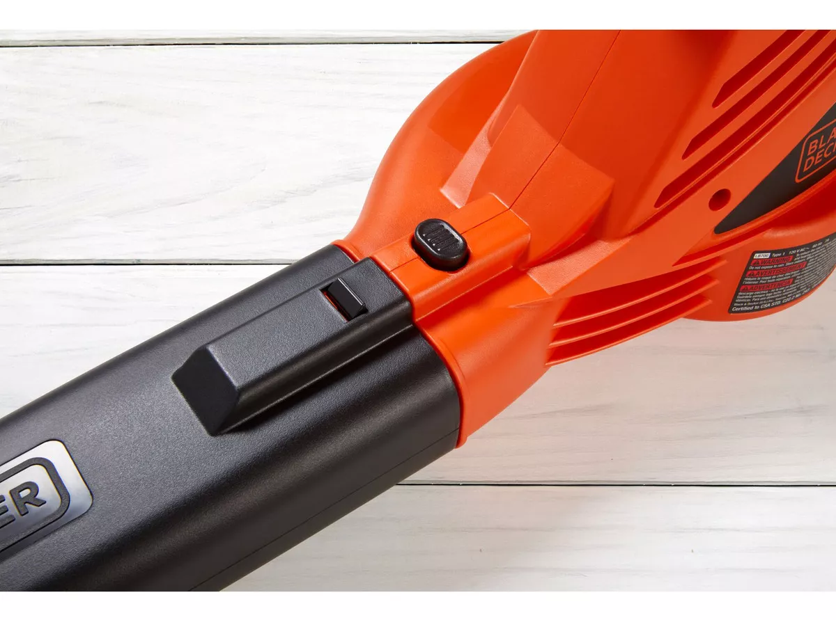 SOPLADOR BLACK & DECKER 840W ELÉCTRICO 290KM/H LB700-B2C NARANJA - 4
