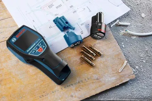 DETECTOR BOSCH D MATERIALES DIGITAL SCANNER METAL AGUA PILAS AZUL - 3