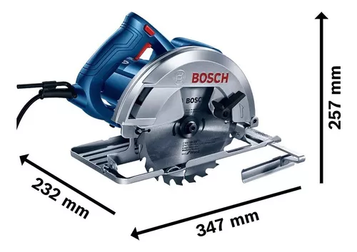 SIERRA CIRCULAR BOSCH GKS 150 7-1/4 1500W FRECUENCIA 50 - 3