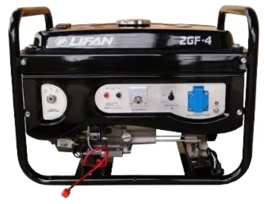 GENERADOR BENCINERO LIFAN 2.0KW 220V P/ELECTR. (2GF-4) - 1