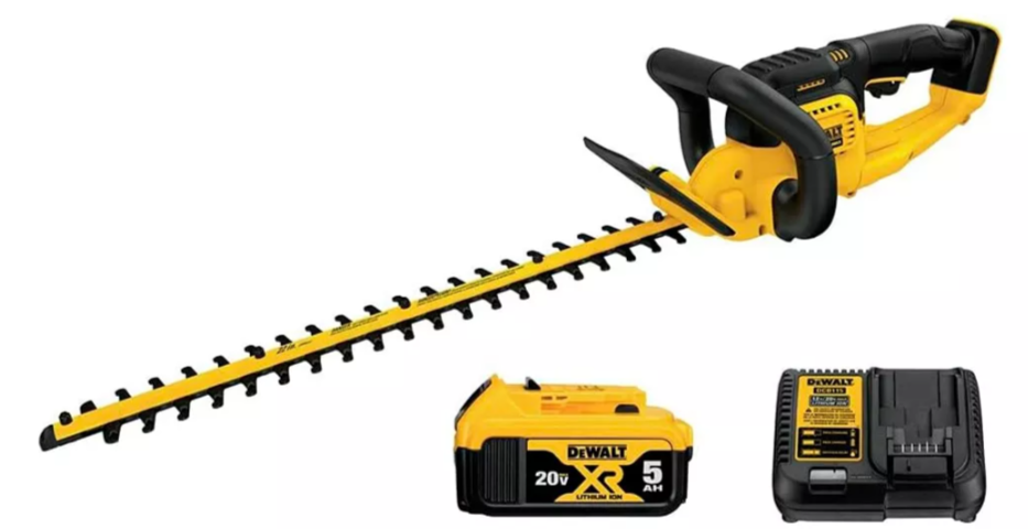 CORTASETOS INAL. 20V DEWALT DCHT820P1 INC. CARG Y BAT 5AH COLOR AMARILLO - 1