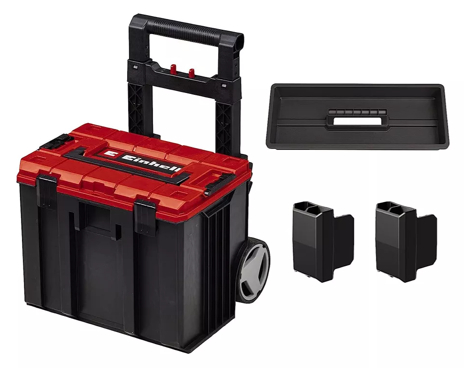 CAJA HERRAMIENTAS EINHELL E-CASE L WITH WHEELS CON RUEDAS 120 KG - 1
