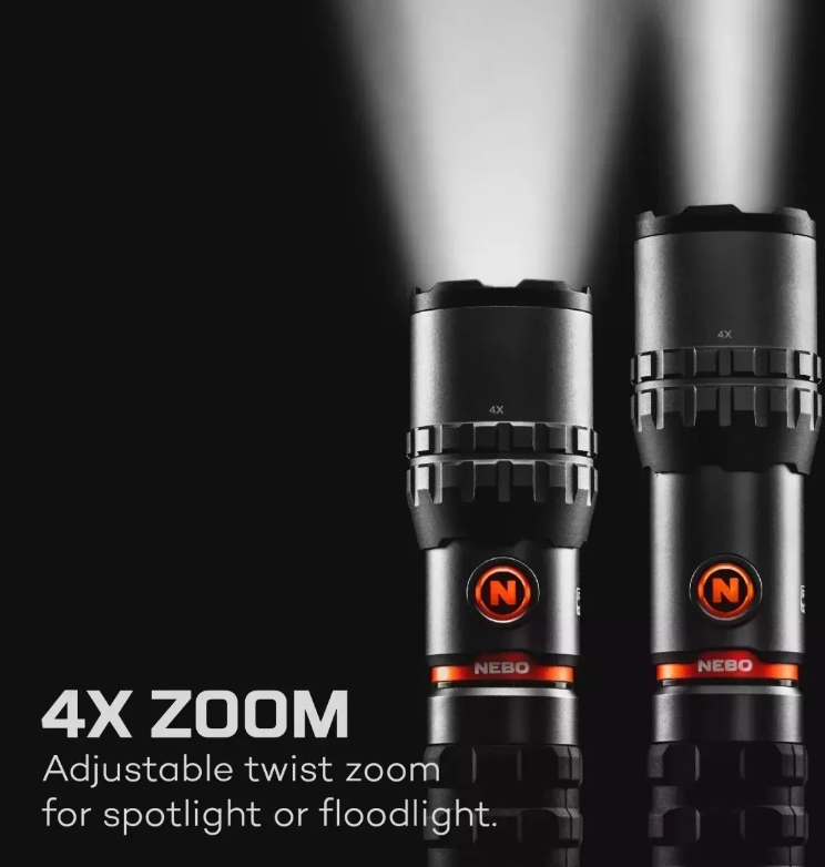 LINTERNA NEBO SLYDE KING 2K RECARGABLE LUZ 2000 LÚMENES - 5