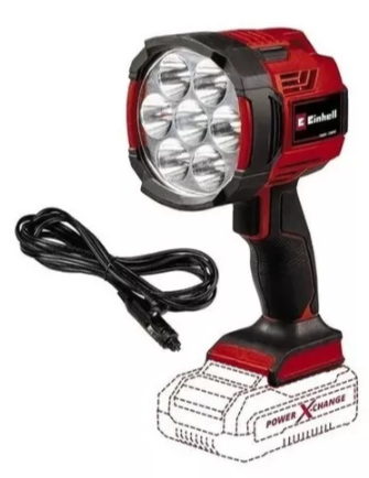 LINTERNA INALÁMBRICA EINHELL TE-CL 18/2500 LIAC-SOLO COLOR DE LA LUZ BLANCO - 2
