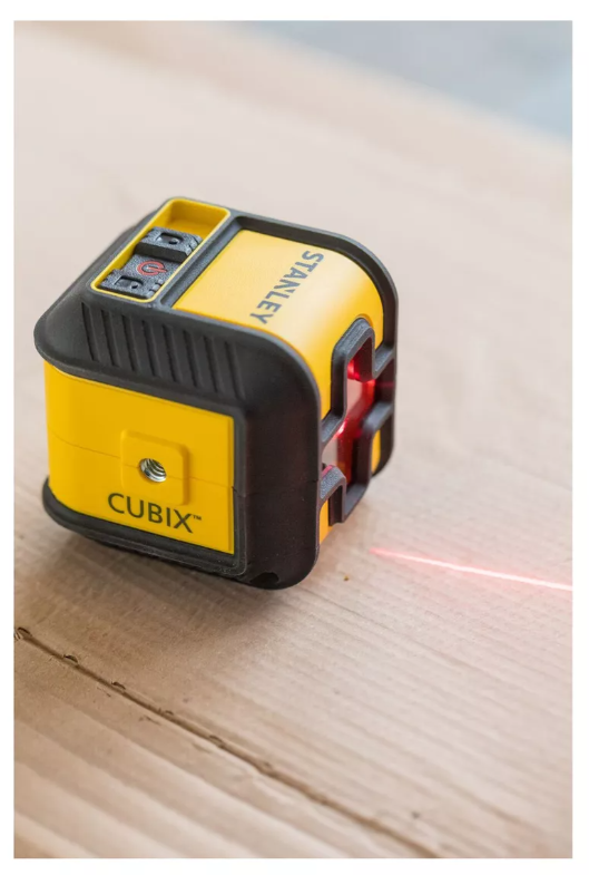 NIVEL LÁSER STANLEY CUBIX LINEA ROJA AUTONIVEL 100 GRADOS - 5