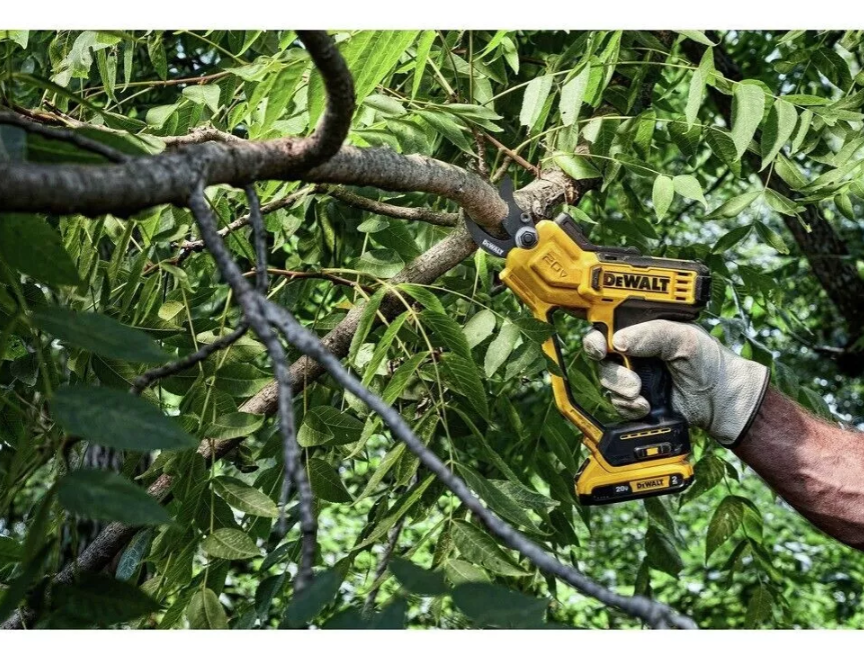 PODADORA INALÁMBRICA DEWALT DE 20V MAX SOLO HERRAMIENTA - COLOR AMARILLO - 4