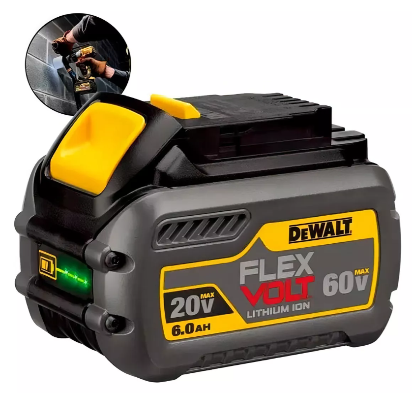 BATERÍA 6 AH LI-ION 60V DCB606-B3 DEWALT - 1