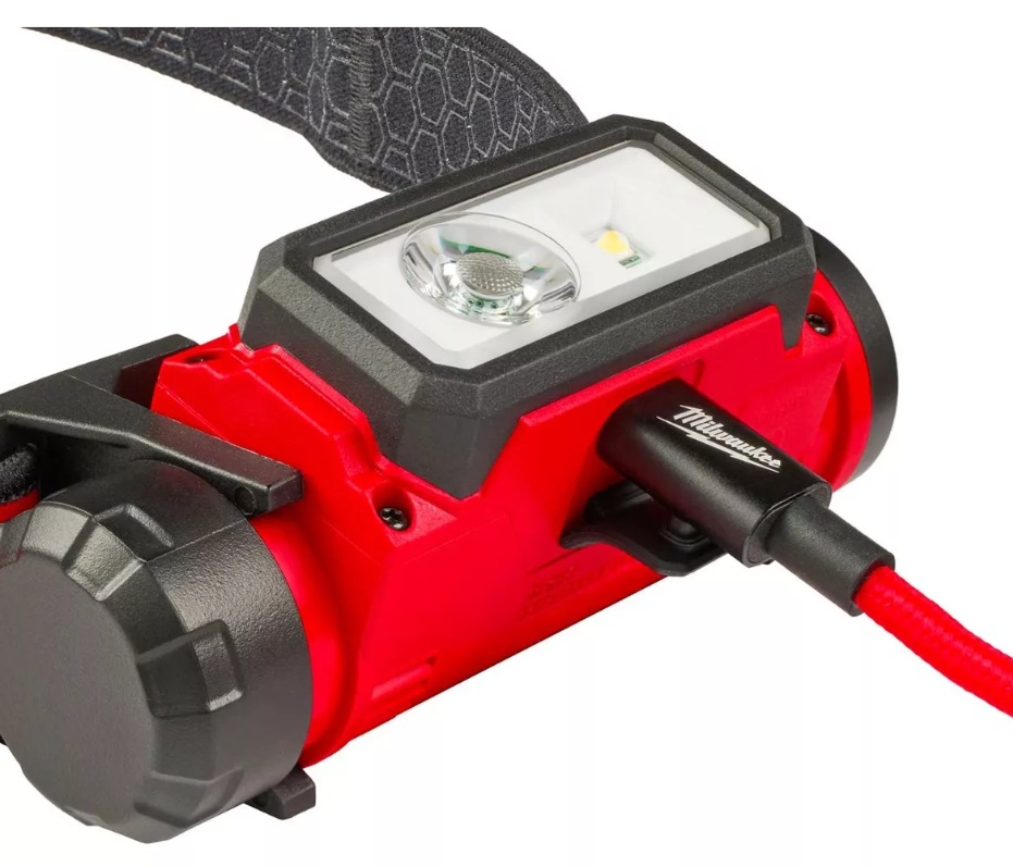 LÁMPARA PARA CASCO RECARGABLE USB MILWAUKEE 2163-21 600 LM COLOR DE LA LUZ BLANCO - 6