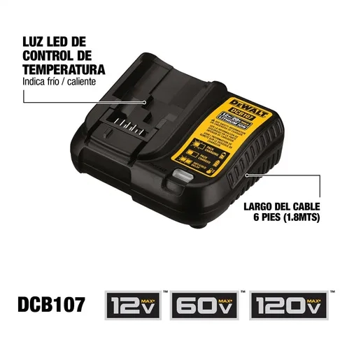 TALADRO INALAMBRICO 20V (DCD7781S2AD2-B2)+100AC - 3