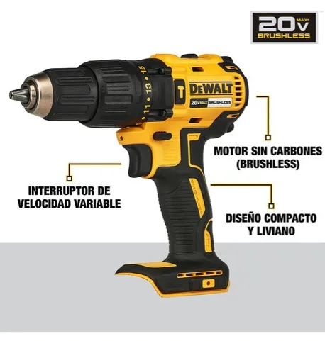 TALADRO INALAMBRICO 20V (DCD7781S2AD2-B2)+100AC - 4
