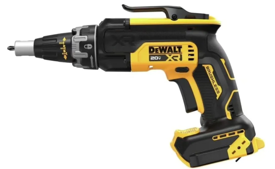 ATORNILLADOR DRYWALL DEWALT DCF630B 20V XR - SIN BATERÍAS COLOR AMARILLO - 3