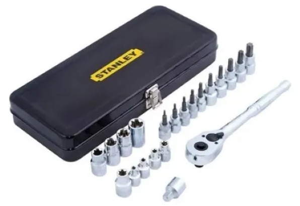 JUEGO DADOS TORX H/M DE 21 PZAS. MARCA STANLEY (97-192) - 1