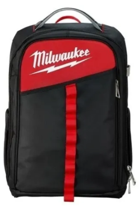 MOCHILA PARA HERRAMIENTAS MILWAUKEE 22 BOLSILLOS 48-22-8202 EN COLOR NEGRO - 1
