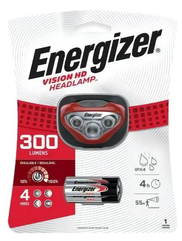 LINTERNA LAMPARA CABEZA ENERGIZER MANOS LIBRES POTENTE - 1