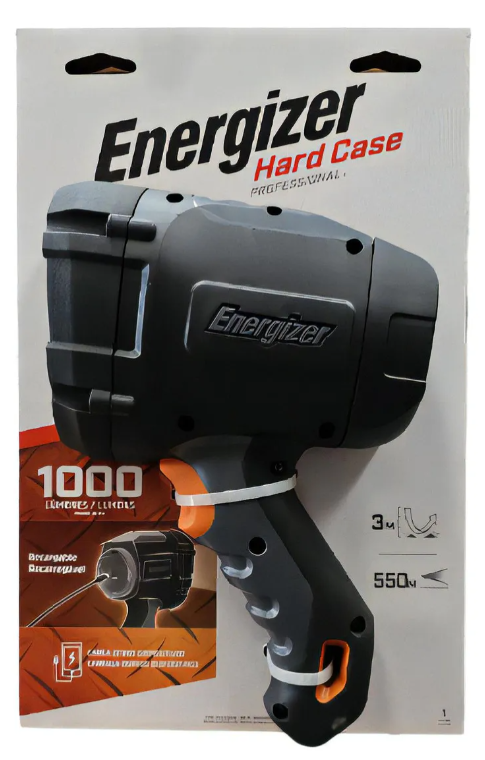 FOCO ENERGIZER HARD CASE RECARGABLE 1000 LUMENS - 7