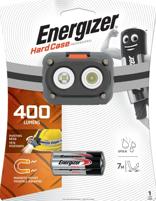 LUZ FRONTAL MAGNÉTICA HARD CASE PRO ENERGIZER - 1