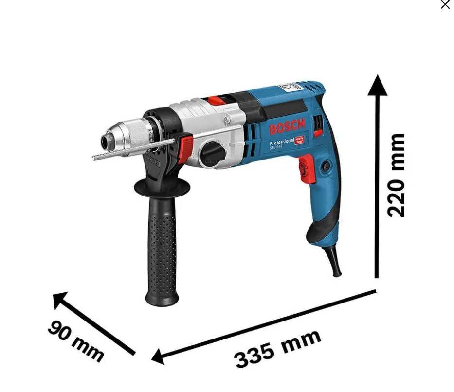 TALADRO PERCUTOR BOSCH GSB 24-2 1100W - 5
