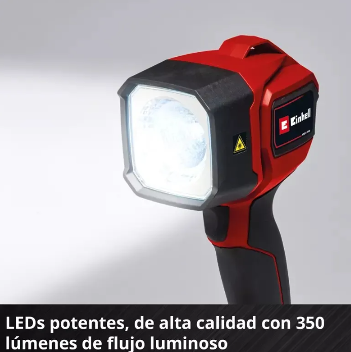 LINTERNA INAL. EINHELL TC-CL 18/350 LI SIN BATERÍAS LINTERNA EN COLOR ROJO LUZ EN COLOR BLANCO - 4