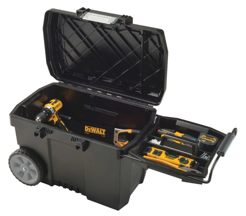 CAJA DE HERRAMIENTAS CON RUEDAS 15 GAL DEWALT DWST33090 EN COLOR NEGRO - 4