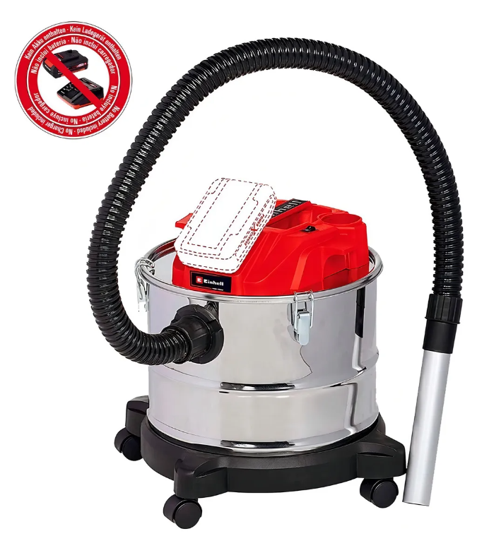 ASPIRADOR INALÁMBRICO DE CENIZAS EINHELL TC-AV 18/15 LI 15L - 2