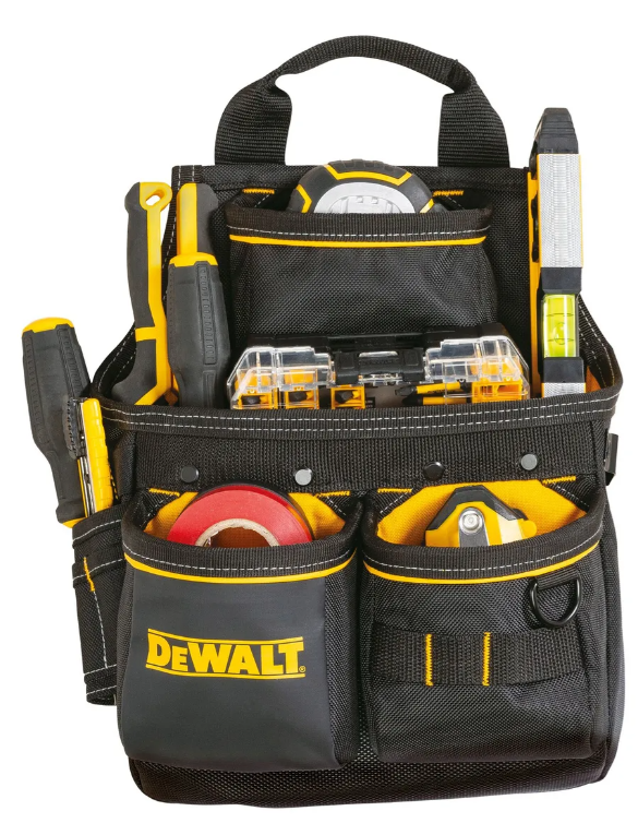 BOLSA PROFESIONAL 13 BOLSILLOS DEWALT DWST540201 COLOR NEGRO - 2