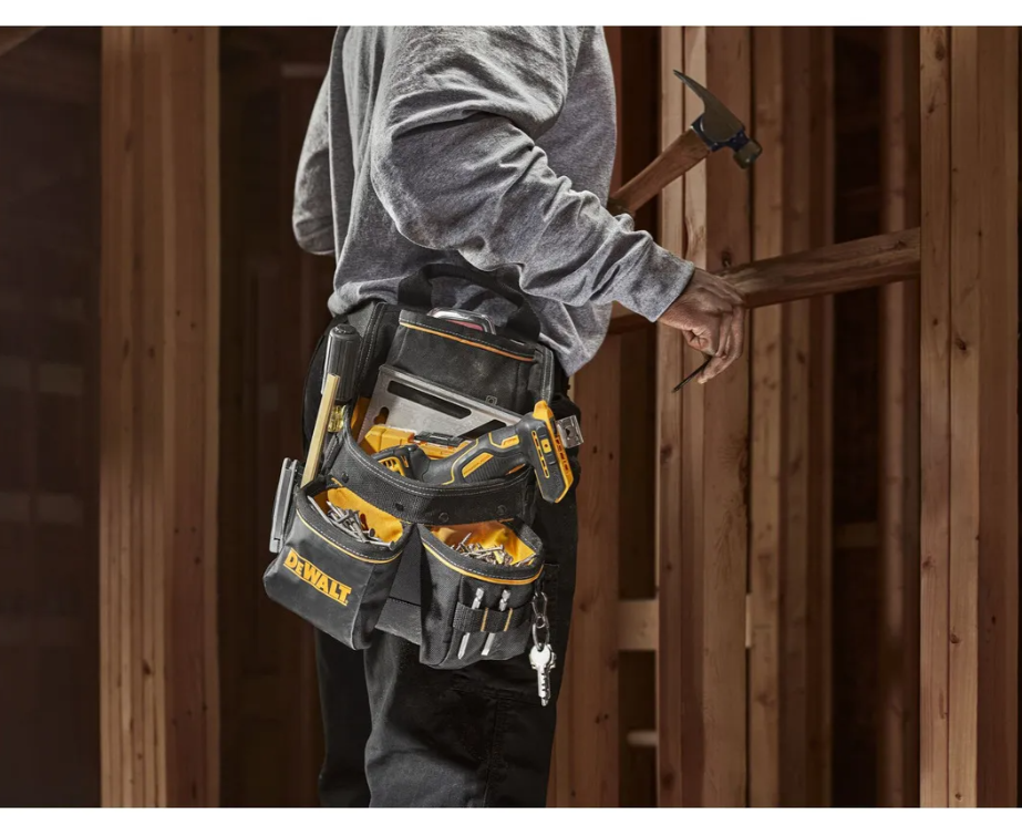BOLSA PROFESIONAL 13 BOLSILLOS DEWALT DWST540201 COLOR NEGRO - 3