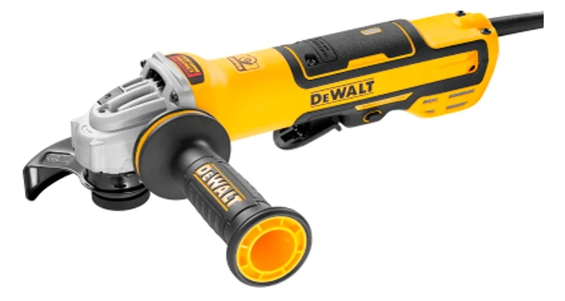 ESMERIL ANGULAR DEWALT DWE4324 DE 50 HZ AMARILLO Y NEGRO 1.7 KW + ACCESORIO - 1