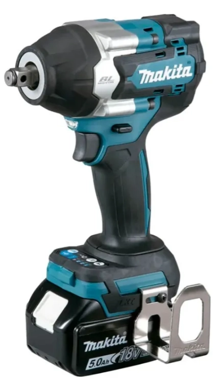LLAVE DE IMPACTO INALAMBRICA MAKITA DTW700RTJ DE 18 V, AZUL PETROLEO - 3