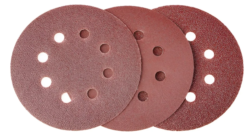 LIJADORA EXCENTRICA BELCRO 125MM + BAT 4AH + LIJAS EINHELL COLOR ROJO FRECUENCIA 50HZ - 3