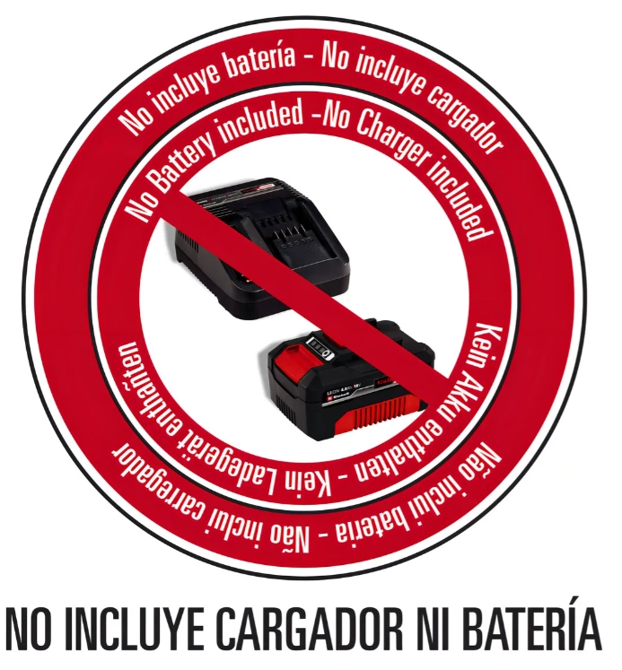 TIJERA DE PODAR INALAMBRICA JARDINERIA 18V EINHELL BRUSSLESS GP-LS 18 28 LI BL 3408320 COLOR ROJO Y - 5