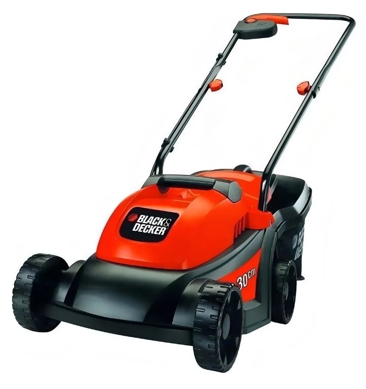 CORTADORA CESPED PODADORA PASTO 1000W GR3000 BLACK & DECKER COLOR NARANJA Y NEGRO - 1