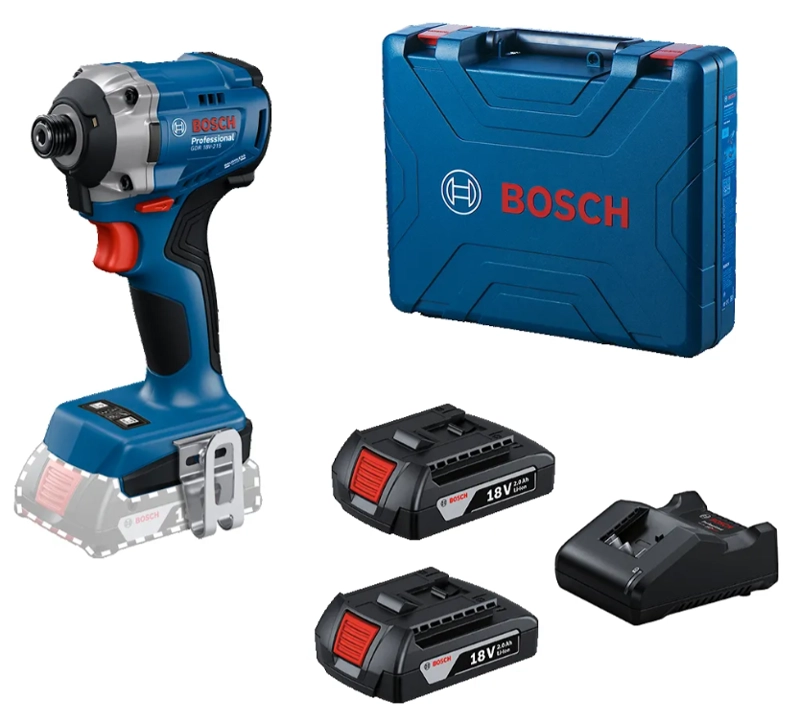 ATORNILLADOR DE IMPACTO BOSCH GDR 18V-215 215NM 2BAT + MALETIN - 2
