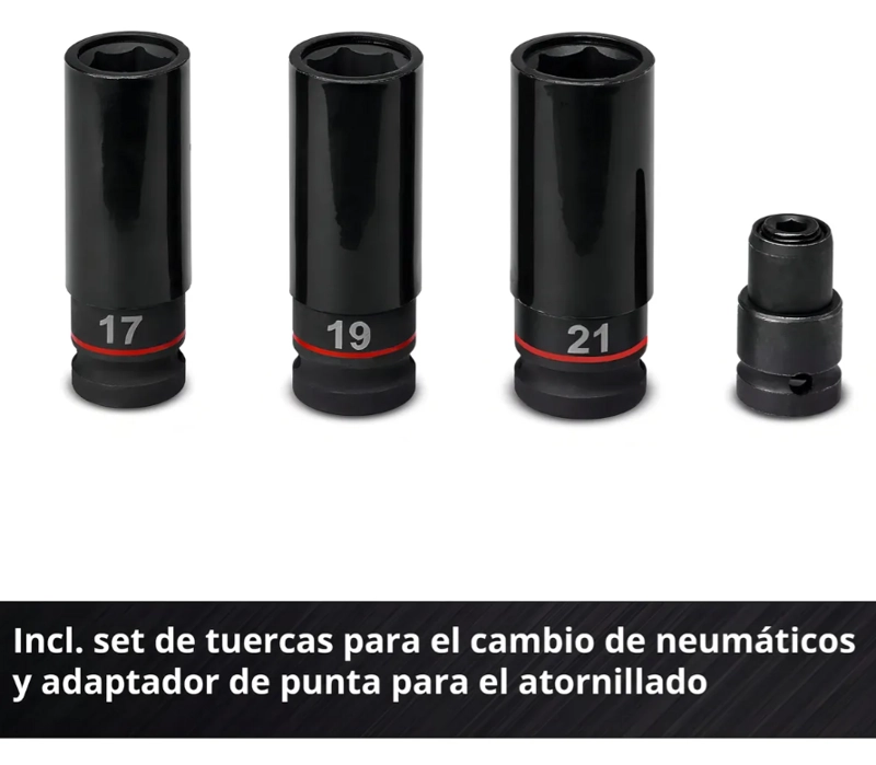 LLAVE DE IMPACTO INALAMBRICA EINHELL TP-CW 18/750-C - 4