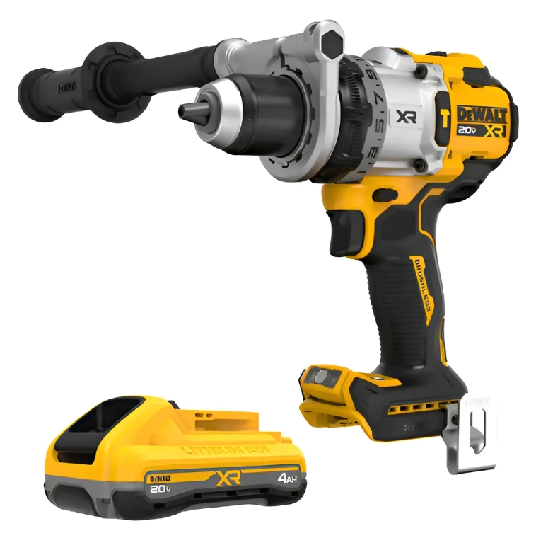 TALADRO PERCUTOR 20V MAX.XR 13MM + 1 BAT.4 AH DEWALT SIN CARGADOR - 1