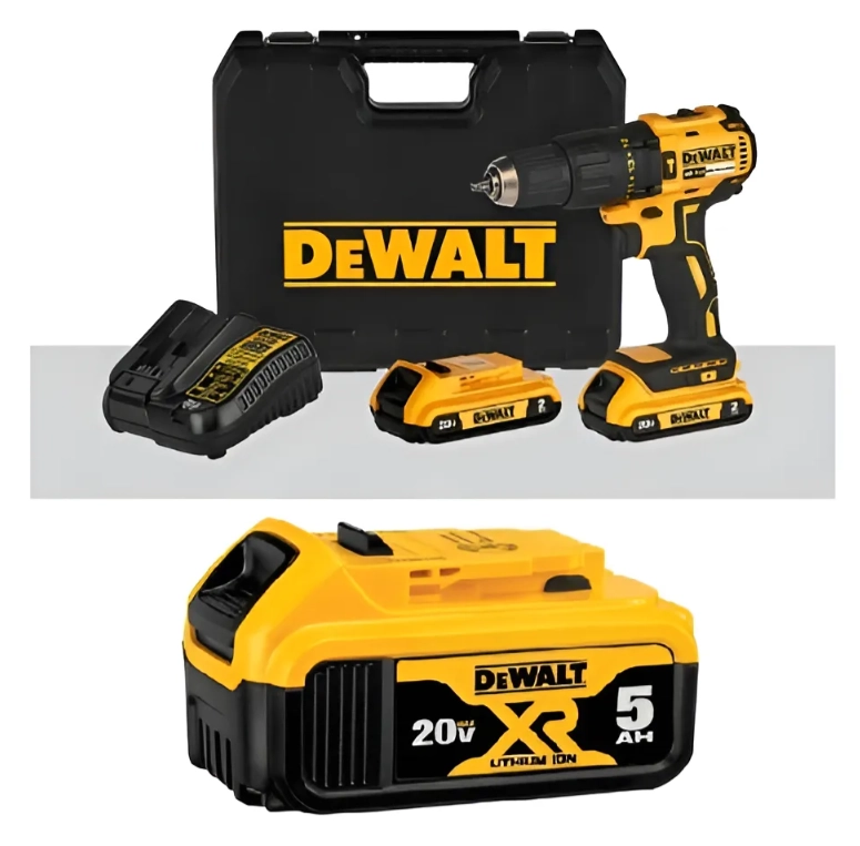 KIT TALADRO PERC/ATORN 1/2 DEWALT DCD7781D2B2+2BAT + 1BAT5.0 - 1