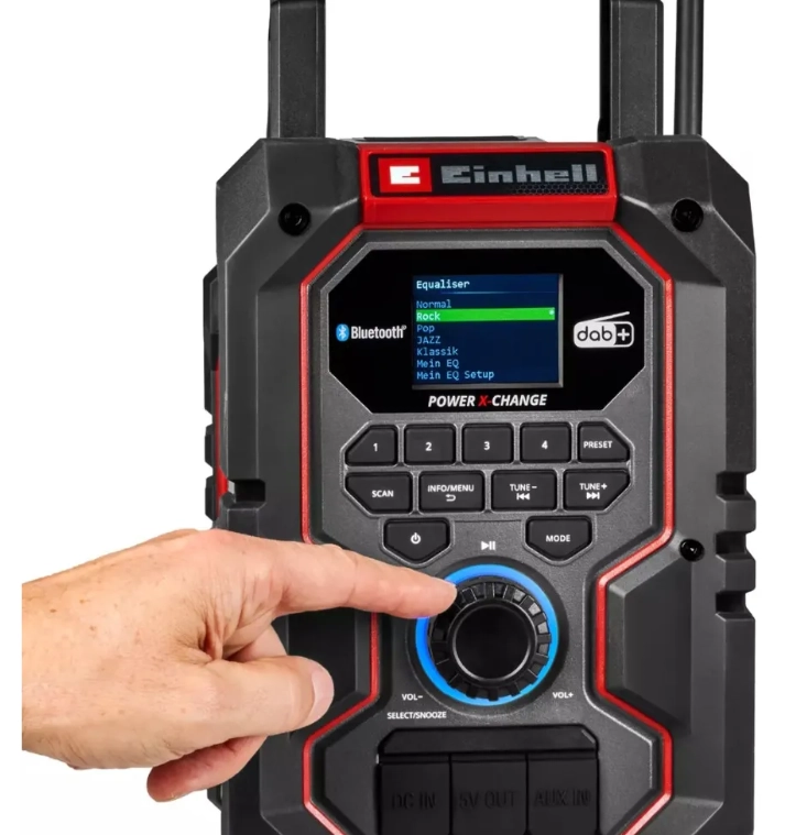 RADIO INALAMBRICA TE-CR 18 LI DAB+/FM/BT - SOLO EINHELL - 3