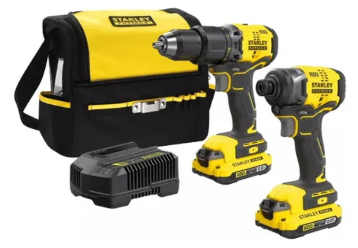 COMBO STANLEY SBDI461D2S ATORNILLADOR + TALADRO PERCUTOR + 2 - 1