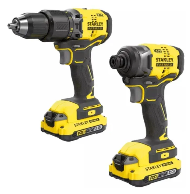 COMBO STANLEY SBDI461D2S ATORNILLADOR + TALADRO PERCUTOR + 2 - 4
