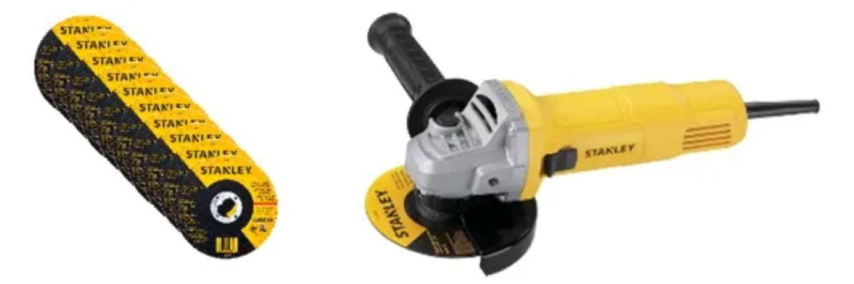 ESMERIL ANGULAR 4,5” 620W – SG6115-B2C + 10 DISCOS - 1